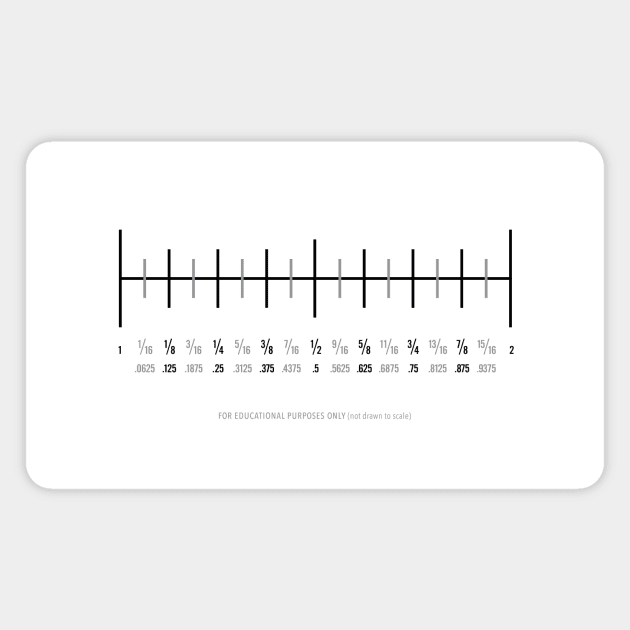 Ruler Magnet by ElizAlahverdianDesigns